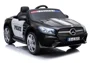 Masina electrica LEANTOYS Mercedes SL500 Politie culoare neagra cu 2 motoare