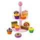 Set de joc din lemn Viga Toys Cupcake with Stand