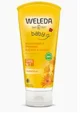 Sampon si lotiune de curatare cu galbenele Weleda Baby pentru par si corp, 200 ml