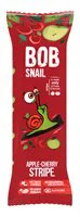 Bomboane naturale Bob Snail de mere si visine, 14 g