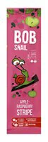 Bomboane naturale Bob Snail de mere si zmeura, 14 g