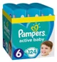 Scutece Pampers Active Baby 6 Extra Large XXL Box (13-18 kg), 124 buc.