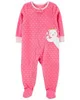 Carter's Pijama bebelus Soricel roz