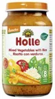 Пюре Holle Рис с овощами (8+ мес.), 220 г