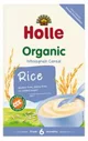 Terci organic Holle de orez fara lapte (6+ luni), 250 g