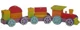 Деревянная игрушка Cubika поезд Радужный Экспресс