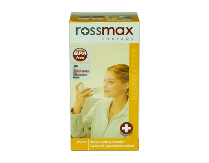 Inhalator manual Rossmax cu supapa si camera de aer, marimea L (5ani+)