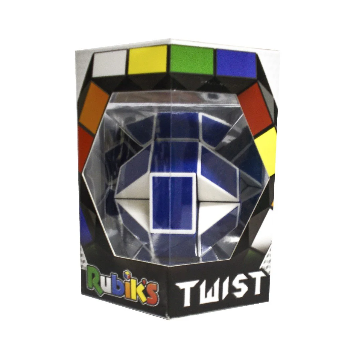 Головоломка Rubiks Змейка (бело-голубая)