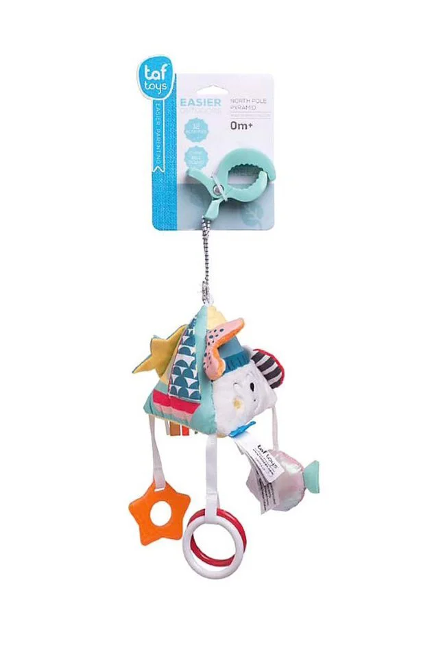 Развивающая игрушка-подвеска Taf Toys Снежная Пирамидка Коллекция Полярное Сияние