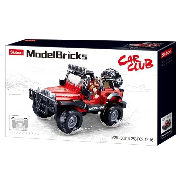 Constructor Sluban Model Bricks - Jeep