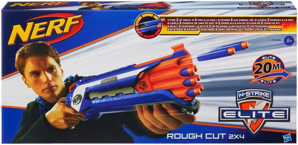 Arma de jucarie Blaster Elite Rough Cut Nerf Hasbro, sortiment