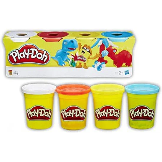 Набор пластилина Классические цвета Hasbro Play-Doh, 4 коробок, ассортимент