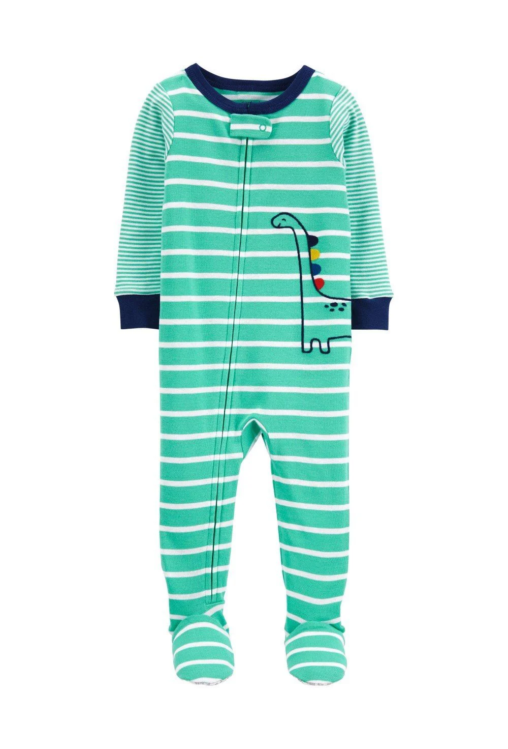 Carter's Pijama bebe Dinozaur cu dungi