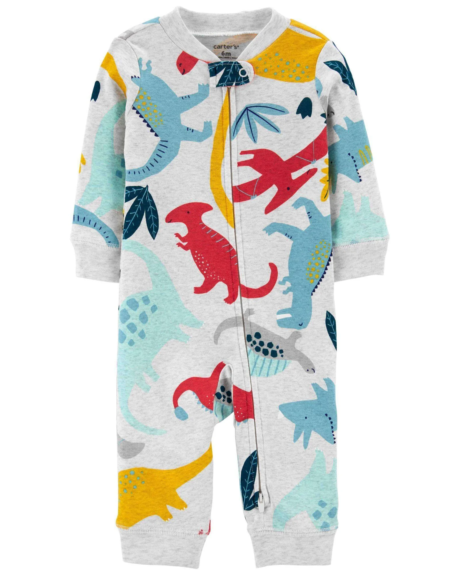 Carter's Пижама на молнии Динозаврики