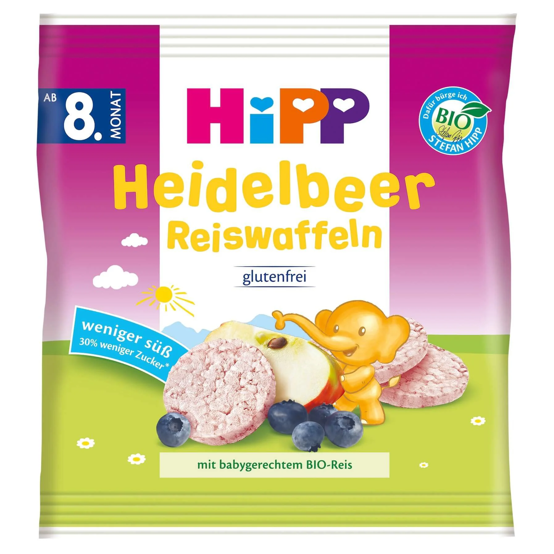 Рисовые хлебцы HiPP с клюквой (8+ мес.), 30 г