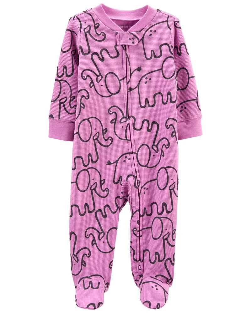Carter's Pijama cu fermoar reversibil Elefant