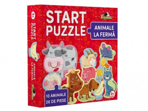 Puzzle Noriel 4 in 1 Animale la ferma
