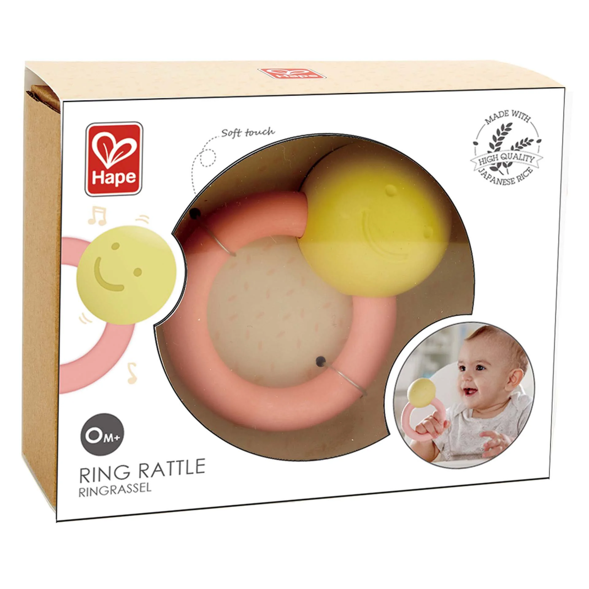 Inel gingival Hape Ring Rattle