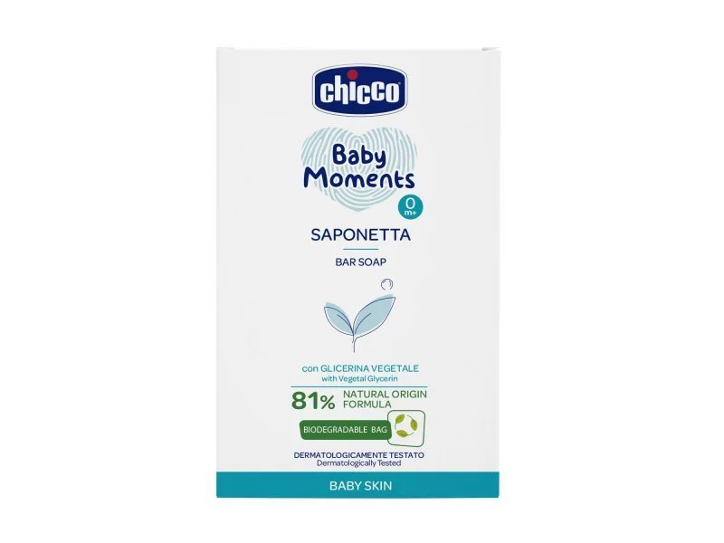 Мыло детское Chicco Baby Moments, 100 г