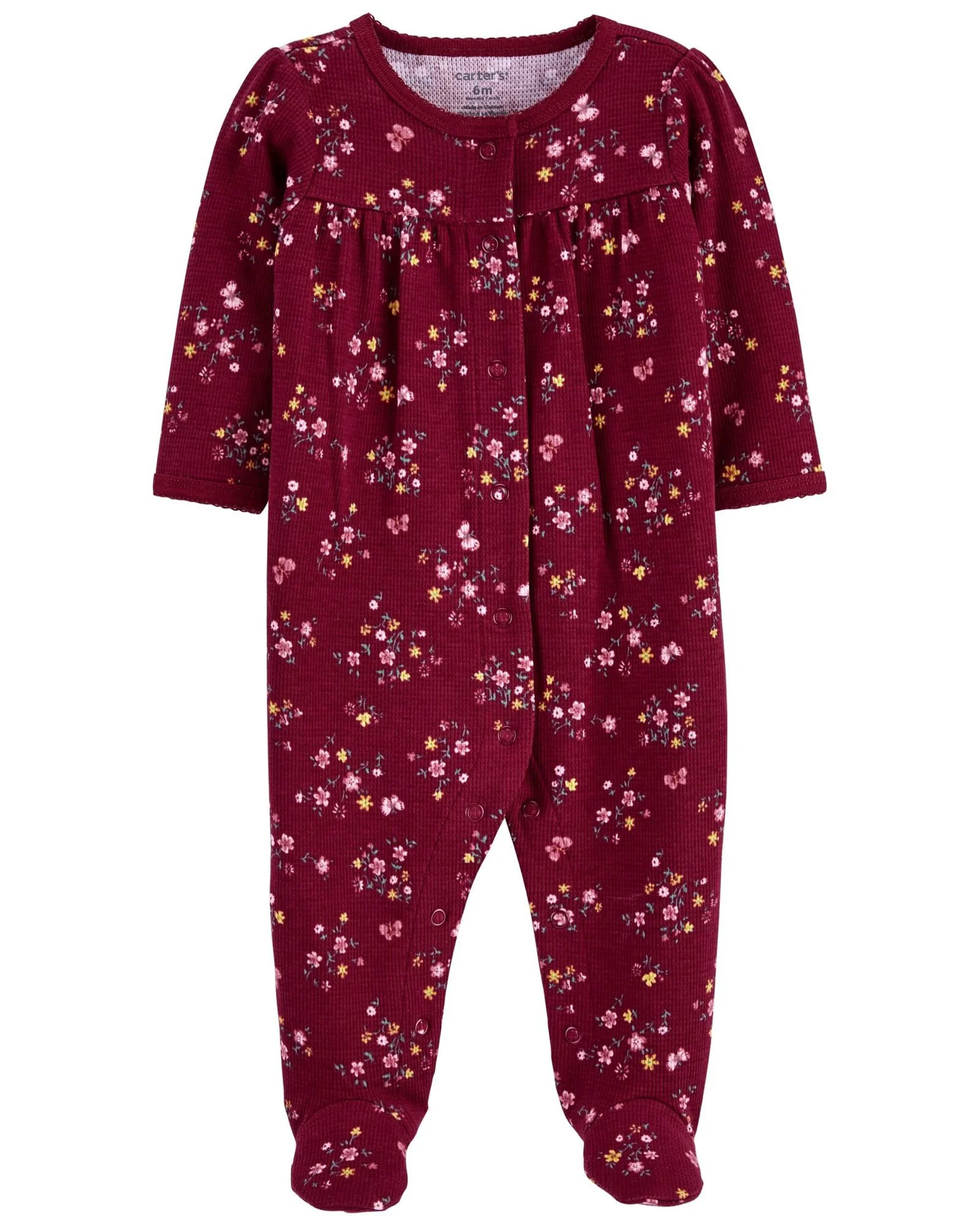 Carter's Pijama cu capse Flori