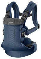 Анатомический мультифункциональный рюкзак-кенгуру BabyBjorn Harmony Navy Blue, 3D Mesh
