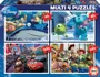 Пазлы Educa Multi 4 Pixar, 50+80+100+150 деталей