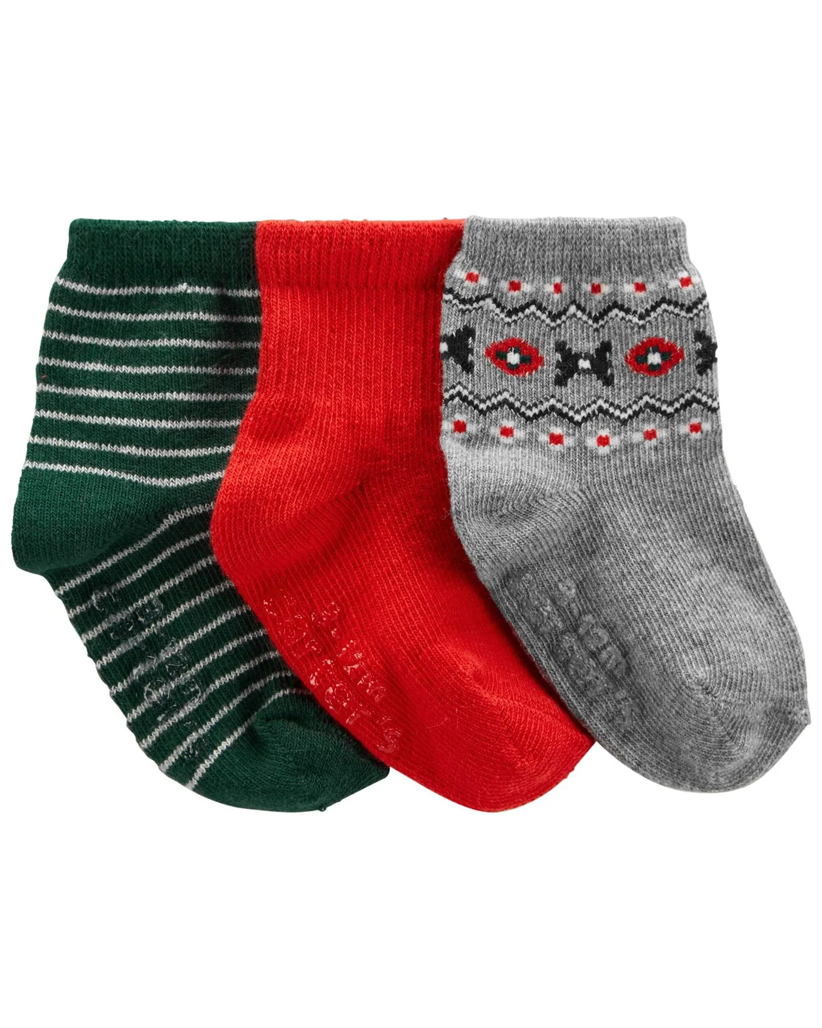 Carter's Набор из 3 пар носков Рождество