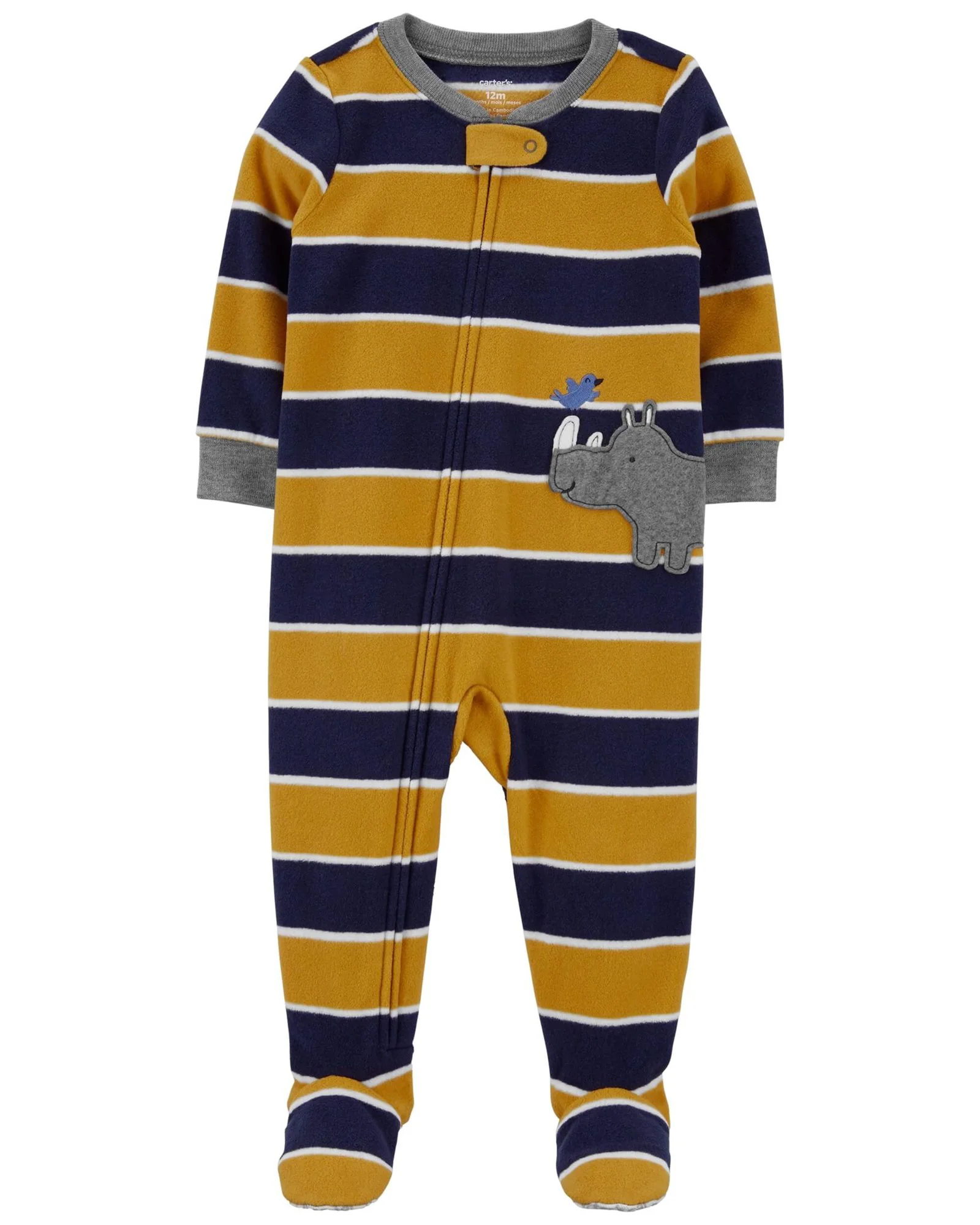 Carter's Pijama Fleece Rinocer