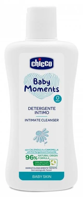 Gel pentru igiena intima Chicco Baby Moments, 200 ml