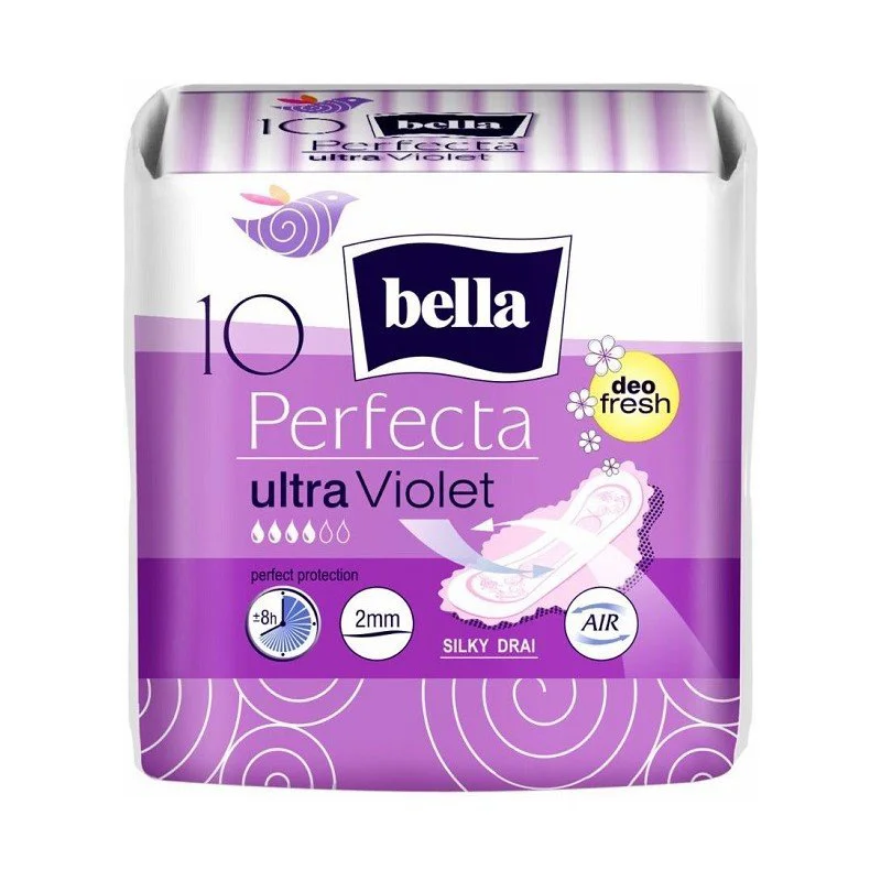 Absorbante Bella Perfecta Ultra Violet, 10 buc.
