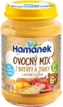 Piure Hamanek Mix de fructe cu batat si mei (6+ luni), 190 g