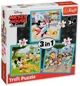 Puzzle Trefl 3 in 1 / Mickey Mouse with friends / Disney standard characters, 20/36/50 piese