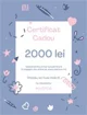Подарочный сертификат, 2000 лей