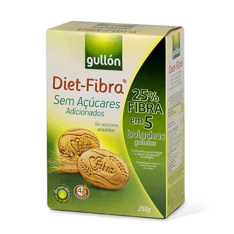 Biscuiti Gullon Diet Fibra fara zahar, 250 gr