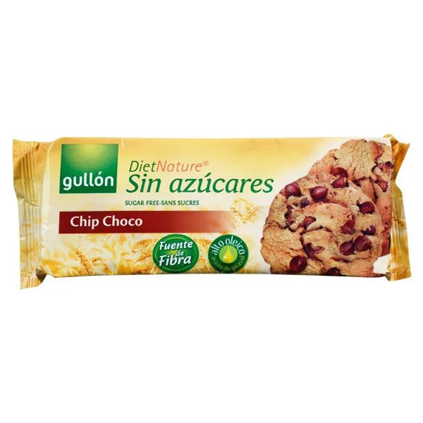 Печенье Gullon Chip Choco Diet Nature без сахара, 125 гр