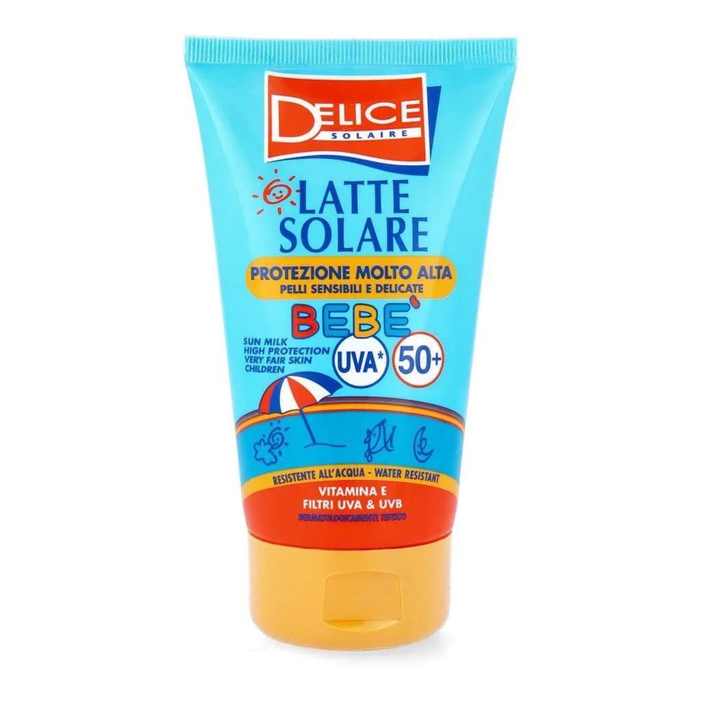 Детский солнцезащитный крем Delice Solaire Bebe SPF50+, 100 мл