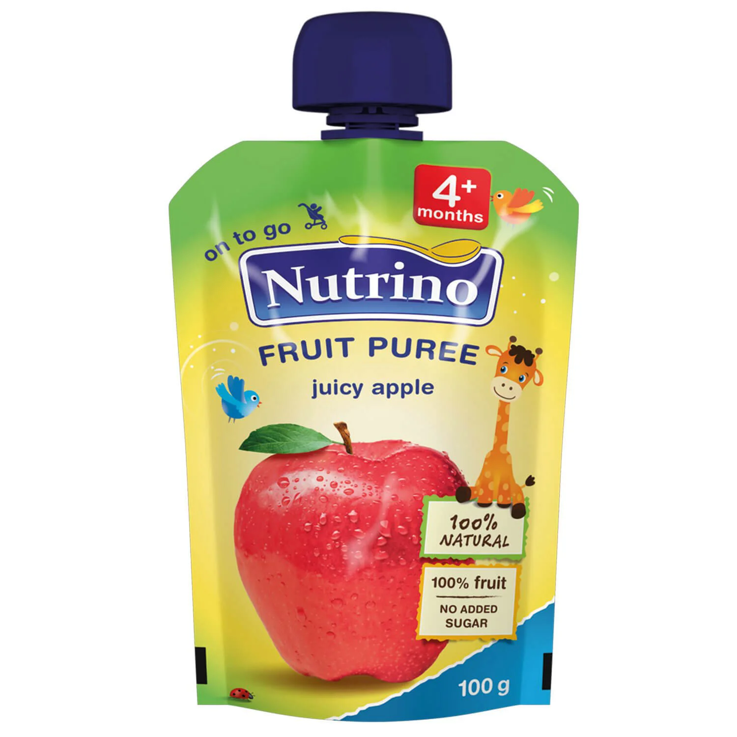 Piure Nutrino din mere (4+ luni), 100 g