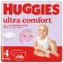 Scutece Huggies Ultra Comfort Mega 4 Unisex (8-14 kg), 66 buc.