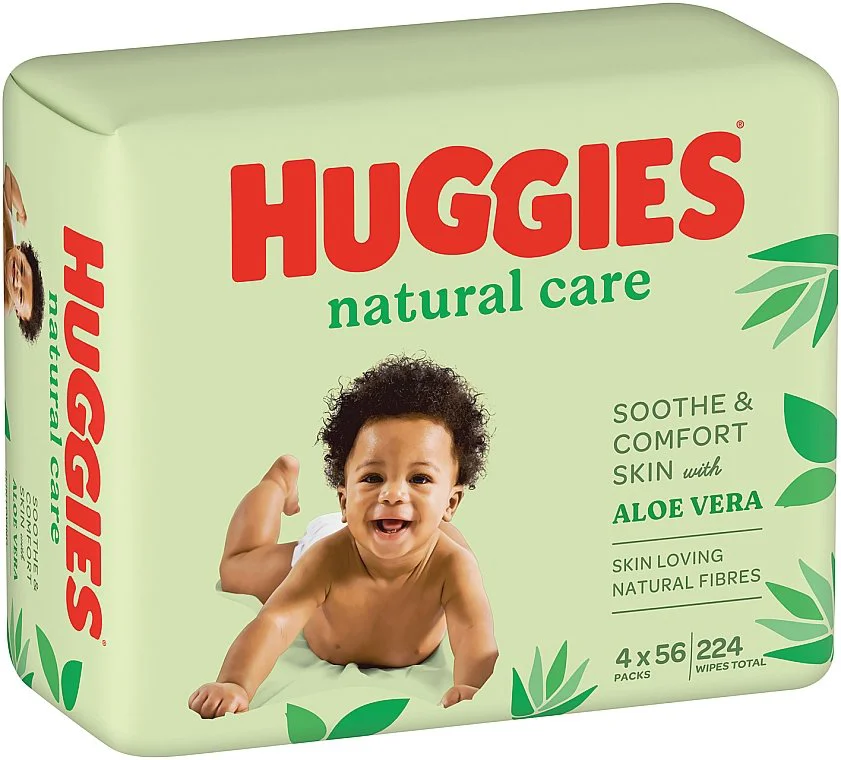 Влажные салфетки Huggies Natural Care, 224 шт.