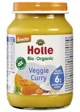 Piure Holle Curry din legume (6+ luni), 190 g