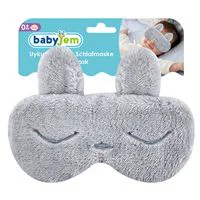 Masca bebelusi pentru somn BabyJem Sleeping Bunny Gri