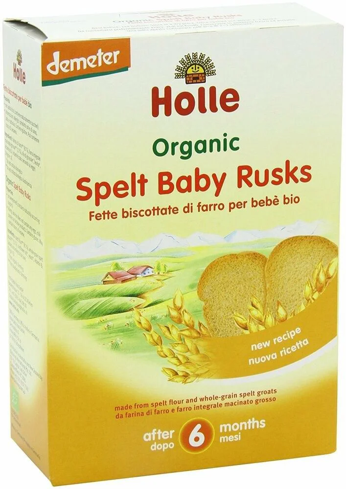 Органические пшеничные сухари Holle Organic (6+ мес.), 200 г