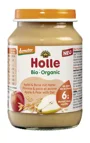 Piure Holle Bio Organic de mere, pere cu ovaz (6+ luni), 190 g