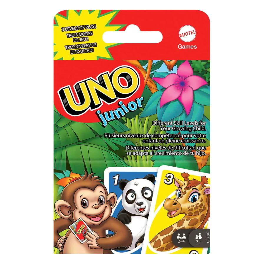 Игра карточная Mattel UNO Джуниор 2.0