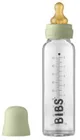 Biberon din sticla anticolici BIBS Sage cu tetina din latex 0+ luni, 225 ml