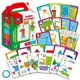 Развивающая игра Vladi Toys Карточки с кольцом, цифрами и геометрическими фигурами
