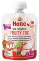 Piure Holle Fruity Fox de mere, banane si fructe de padure cu iaurt (8+ luni), 85 g