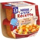 Piure Nestle P'tite Recette Tocanita de legume cu pui (12+ luni), 2x200 g