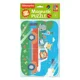Puzzle magnetic Fisher Price A5 Calatoria vesela, 12 piese