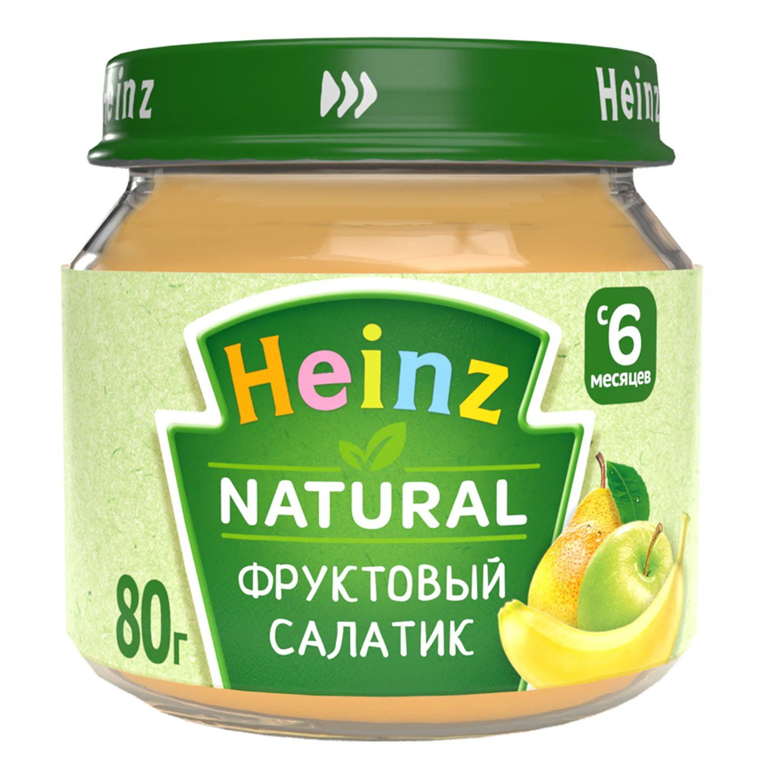 Пюре Heinz Фруктовый салатик (6+ мес.), 80г